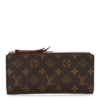 LOUIS VUITTON Monogram Adele Wallet Fuchsia