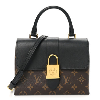 LOUIS VUITTON Monogram Locky BB Black