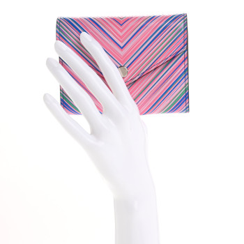 LOUIS VUITTON Epi Tropical Victorine Wallet Blue Rose