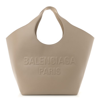 BALENCIAGA Smooth Calfskin Mary Kate Tote Taupe