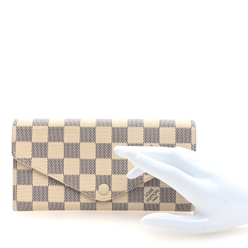 LOUIS VUITTON Damier Azur Sarah Wallet NM