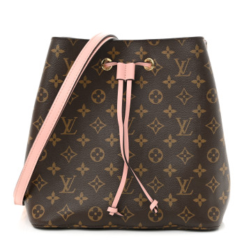 LOUIS VUITTON Monogram Neonoe MM Rose Poudre