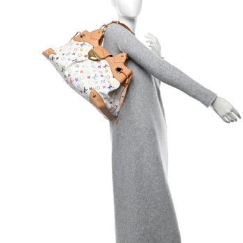 LOUIS VUITTON Monogram Multicolor Ursula White