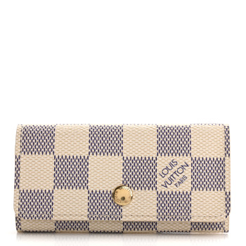 LOUIS VUITTON Damier Azur Multicles 4 Key Holder