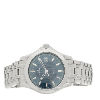 OMEGA Stainless Steel 36mm Seamaster 120M Quartz Watch Blue 2511.81