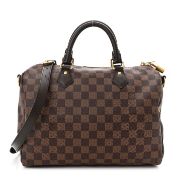 LOUIS VUITTON Damier Ebene Speedy Bandouliere 30