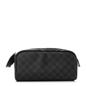 LOUIS VUITTON Damier Graphite Dopp Kit Toilet Pouch