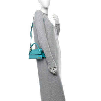 JACQUEMUS Spazzolato Le Chiquito Boucle Long Turquoise