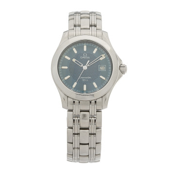OMEGA Stainless Steel 36mm Seamaster 120M Quartz Watch Blue 2511.81