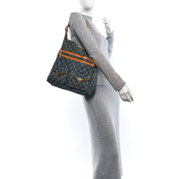 LOUIS VUITTON Denim Baggy GM Blue LOUIS VUITTON Denim Baggy GM Blue