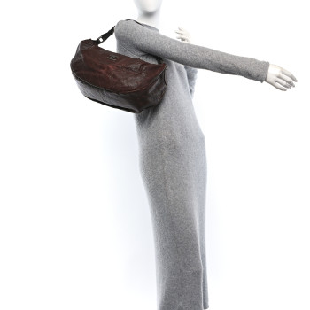 CHANEL Caviar Outdoor Ligne Large Hobo Brown