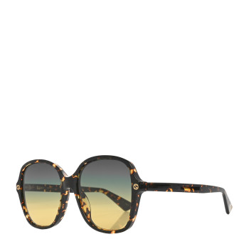 GUCCI Acetate Rounded Square GG0092S Sunglasses Havana