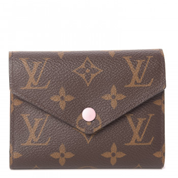 LOUIS VUITTON Monogram Victorine Wallet Rose Ballerine LOUIS VUITTON Monogram Victorine Wallet Rose Ballerine