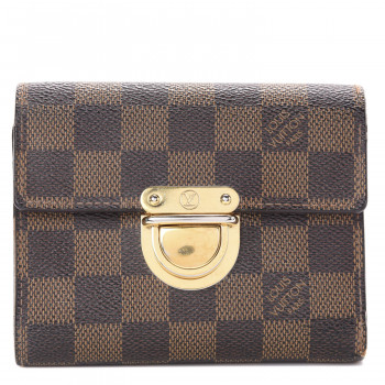 LOUIS VUITTON Damier Ebene Koala Compact Wallet