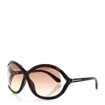 TOM FORD Sandra Crossover Sunglasses TF297 Havana Brown