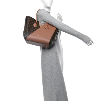 LOUIS VUITTON Calfskin Monogram Kimono Tote Bois de Rose