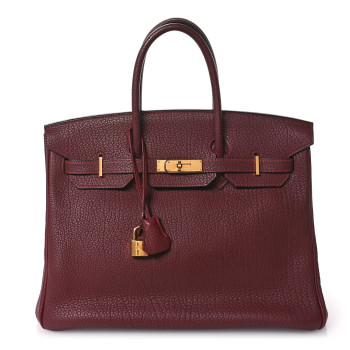HERMES Fjord Birkin 35 Rouge H HERMES Fjord Birkin 35 Rouge H