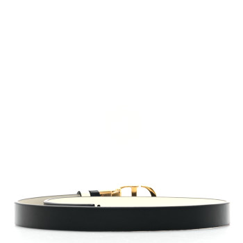 CHRISTIAN DIOR Calfskin 30 Montaigne Reversible Belt 70 28 Black Multicolor