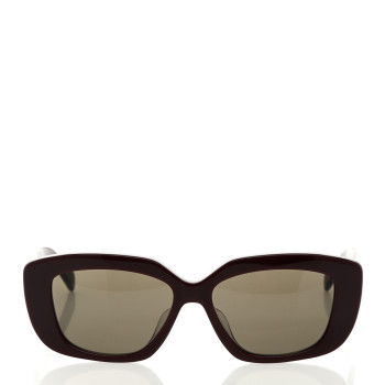 CELINE Acetate Triomphe Sunglasses CL40216U Burgundy