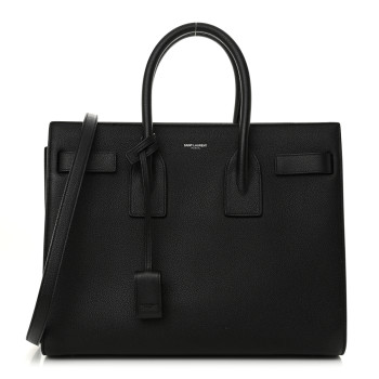 SAINT LAURENT Grain De Poudre Small Sac De Jour Black SAINT LAURENT Grain De Poudre Small Sac De Jour Black