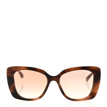 CHANEL Acetate Strass Square Sunglasses 5422 Tortoise