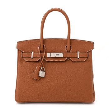 HERMES Togo Birkin 30 Gold