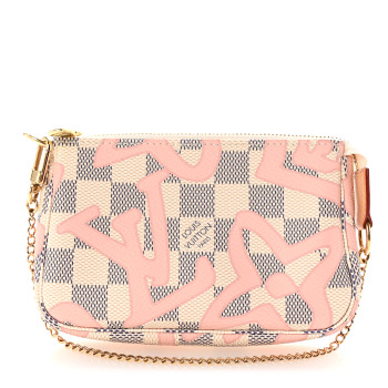 LOUIS VUITTON Damier Azur Tahitienne Mini Pochette Accessories
