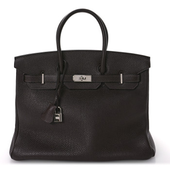 HERMES Togo Birkin 35 Chocolate HERMES Togo Birkin 35 Chocolate