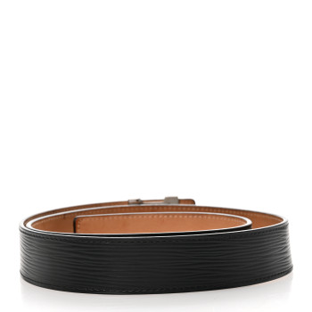 LOUIS VUITTON Epi 30mm LV Initiales Belt 85 34 Black