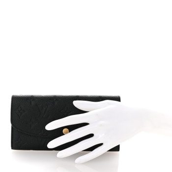 LOUIS VUITTON Empreinte Emilie Wallet Black Dune