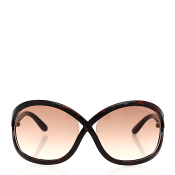 TOM FORD Sandra Crossover Sunglasses TF297 Havana Brown