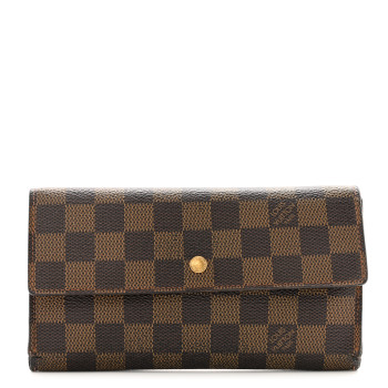 LOUIS VUITTON Damier Ebene Porte Tresor International Wallet