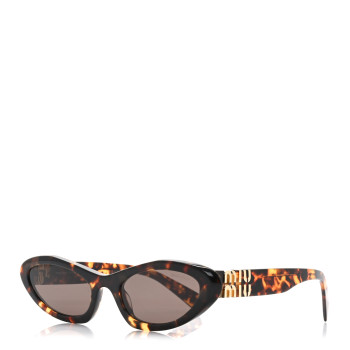 MIU MIU Acetate Cat Eye Sunglasses SMU 09Y Tortoise