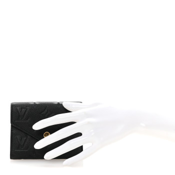 LOUIS VUITTON Empreinte Victorine Wallet Black