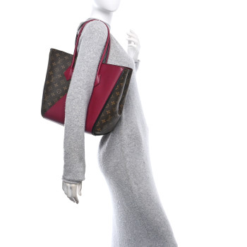 LOUIS VUITTON Calfskin Monogram Kimono Tote Grape