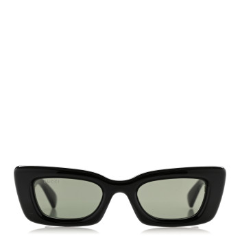 GUCCI Acetate Cat Eye GG Marmont Logo Sunglasses GG1827S Black
