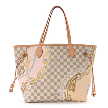 LOUIS VUITTON Damier Azur Nautical Neverfull MM