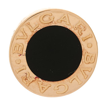 BULGARI 18K Gold Onyx BVLGARI BVLGARI Single Stud Earring