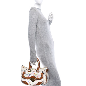 LOUIS VUITTON Monogram Multicolor Rita White