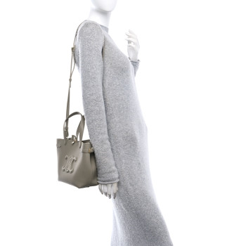 CELINE Grained Calfskin Triomphe Mini Cabas Anais Modern Taupe