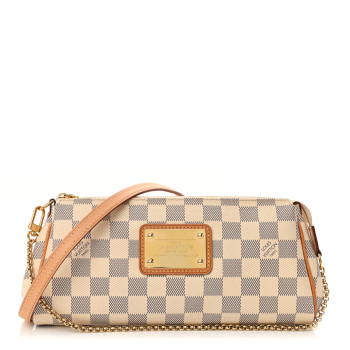 LOUIS VUITTON Damier Azur Eva Clutch