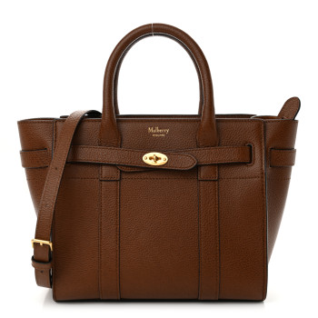 MULBERRY Small Classic Grain Mini Zipped Bayswater Oak