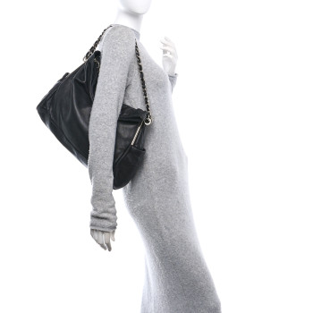 CHANEL Lambskin Large Ultimate Soft Tote Black