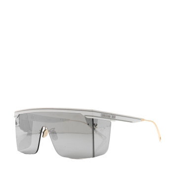 CHRISTIAN DIOR Diorclub M1U Mask Sunglasses White