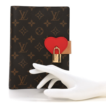 LOUIS VUITTON Monogram Lockme MM Notebook Cover