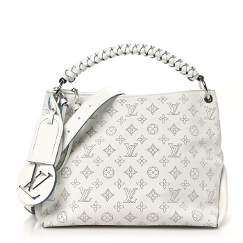 LOUIS VUITTON Mahina Beaubourg Hobo MM Snow