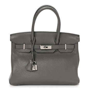 HERMES Togo BIRKIN 30 Etain