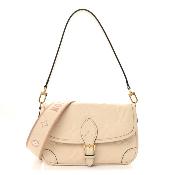 LOUIS VUITTON Empreinte Monogram Giant Diane Cream
