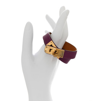 HERMES Swift Kelly Double Tour Bracelet S Anemone