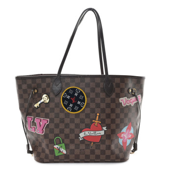 LOUIS VUITTON Damier Ebene Travel Stickers Neo Neverfull MM